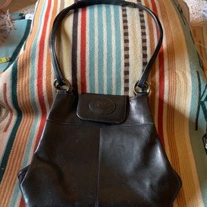 American Angel Black Leather Bag